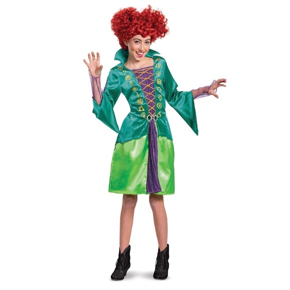 Disguise Dresses & Skirts - Hocus Pocus Wini Adult Costume Above the Knee Dress Size Small 4-6